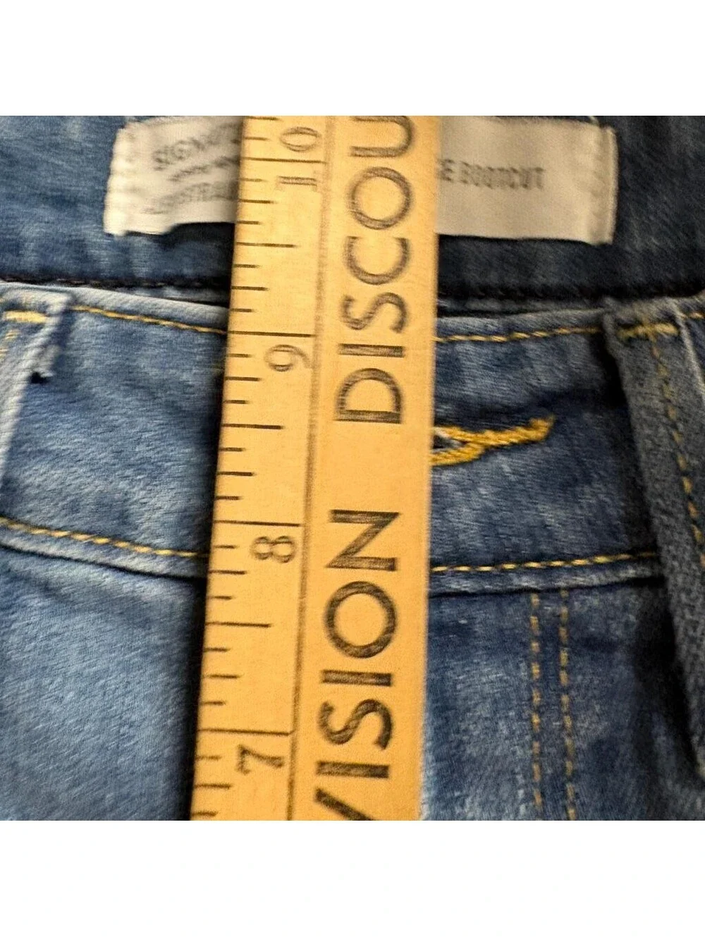 Signature by Levi Strauss Co Womens Mid Rise Bootcut Jeans Size 4M W27 L32 Blue